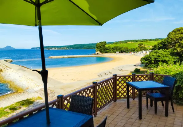 絶景キャンプ場風景