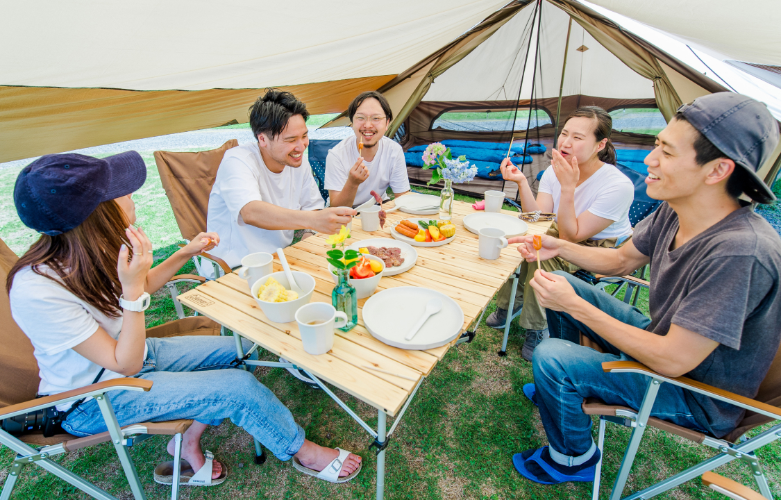 キャンプ場の写真